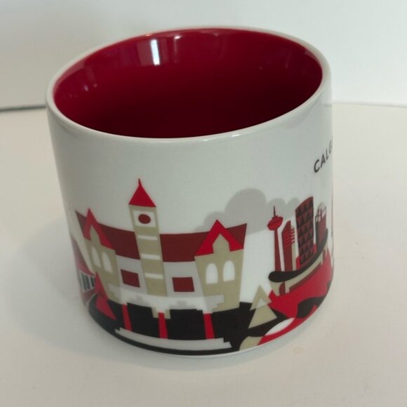 STARBUCKS 2012 Calgary, Canada Coffee 14oz Mug Cup You Are Here Series NEW - Picture 8 of 14